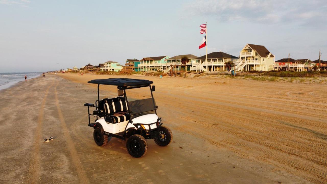 500 Ft To Beach Upscale Beach Home Golf Cart With Fire Pit For 14 Bolivar Peninsula Exterior photo