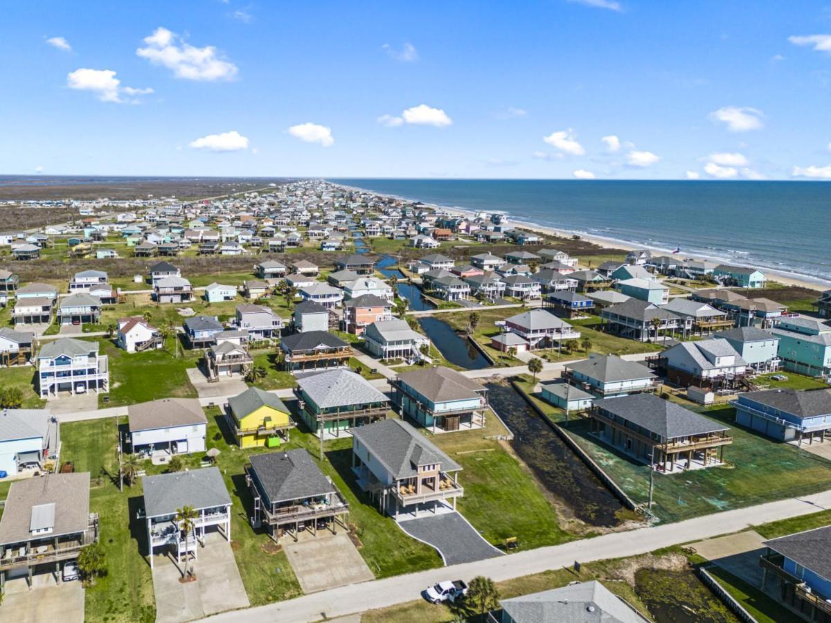 500 Ft To Beach Upscale Beach Home Golf Cart With Fire Pit For 14 Bolivar Peninsula Exterior photo