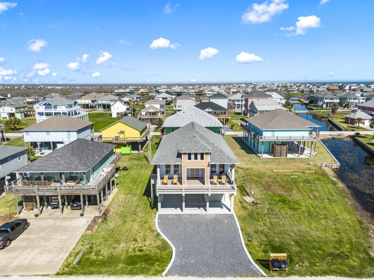 500 Ft To Beach Upscale Beach Home Golf Cart With Fire Pit For 14 Bolivar Peninsula Exterior photo