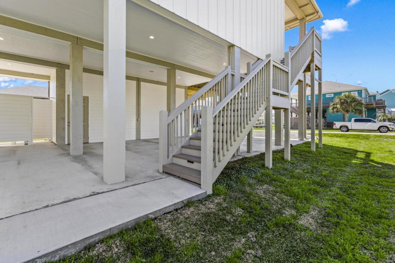 500 Ft To Beach Upscale Beach Home Golf Cart With Fire Pit For 14 Bolivar Peninsula Exterior photo