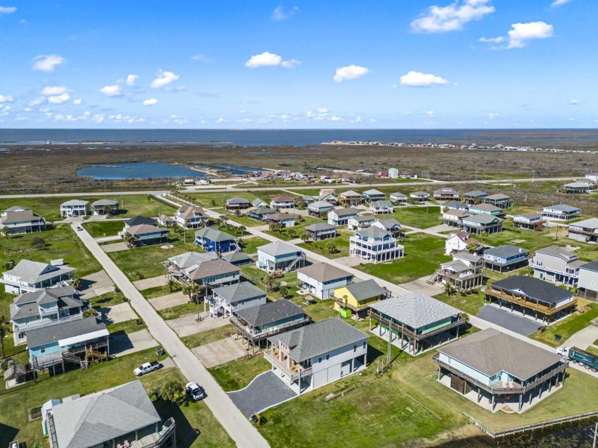 500 Ft To Beach Upscale Beach Home Golf Cart With Fire Pit For 14 Bolivar Peninsula Exterior photo